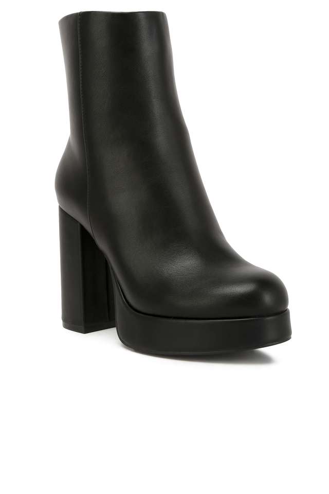 Buy London Rag Black Beauty Bloack Heel Platform Ankle Women's