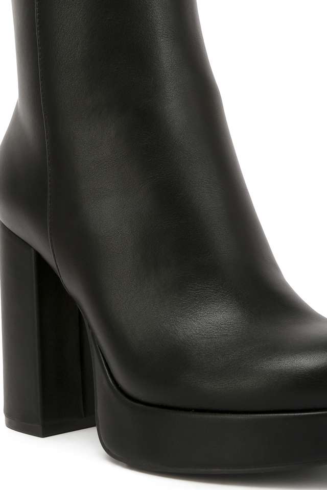 Buy London Rag Black Beauty Bloack Heel Platform Ankle Women's