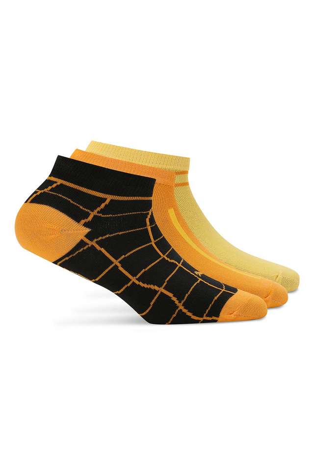 Blended-Unisex-Casual-Ankle-Socks---Pack-of-3