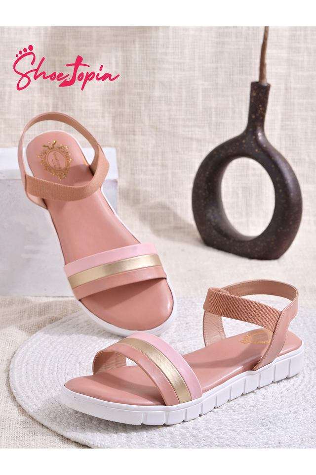 Pink Girls Slippers Belt Flipflop Sleeper For Women Ladies Slipper