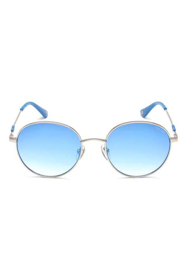 Unisex-Full-Rim-UV-Protected-Round-Sunglasses---SPLL45K53579XSG