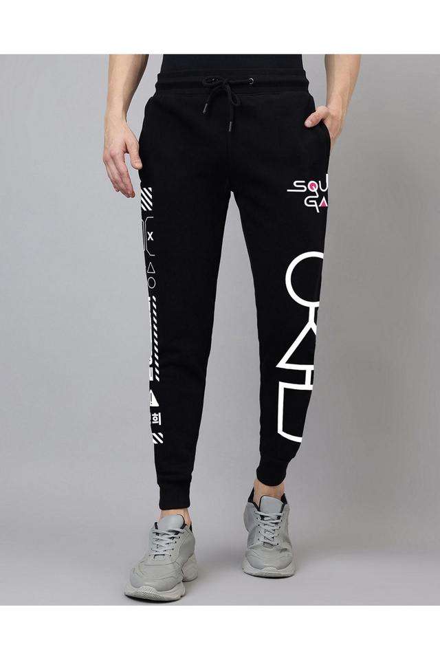 Solid-Cotton-Regular-Fit-Men-s-Track-Pants