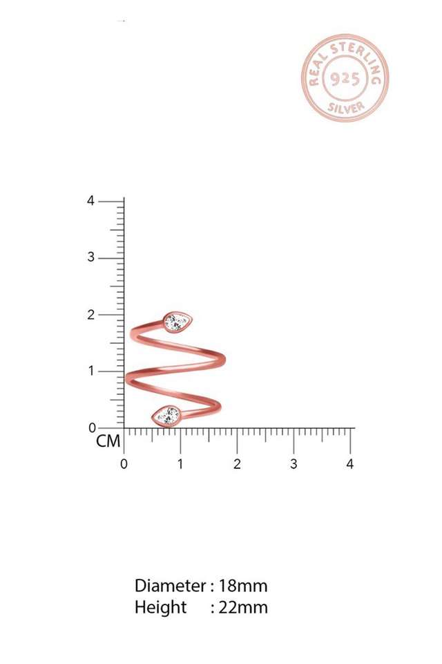 Cubic-Zirconia-Rose-Gold-Adjustable-Womens-Ring