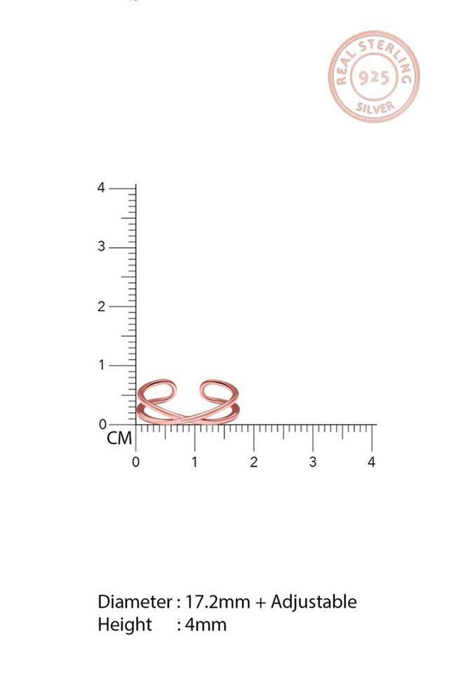 Cubic-Zirconia-Rose-Gold-Adjustable-Womens-Ring