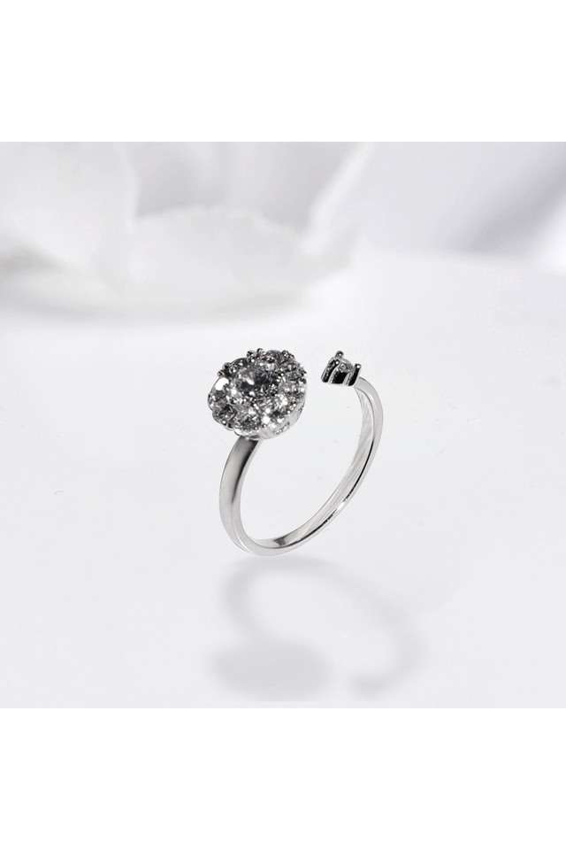 Solitaire-Spin-Sterling-Silver-Womens-Western-Ring