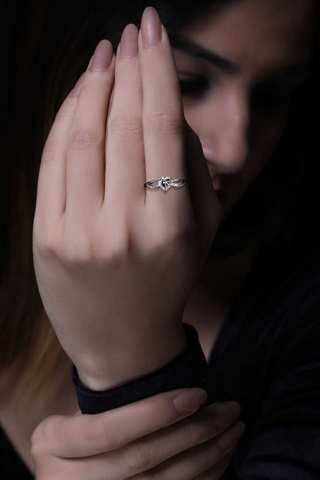 Cubic-Zirconia-Sterling-Silver-Adjustable-Western-Ring