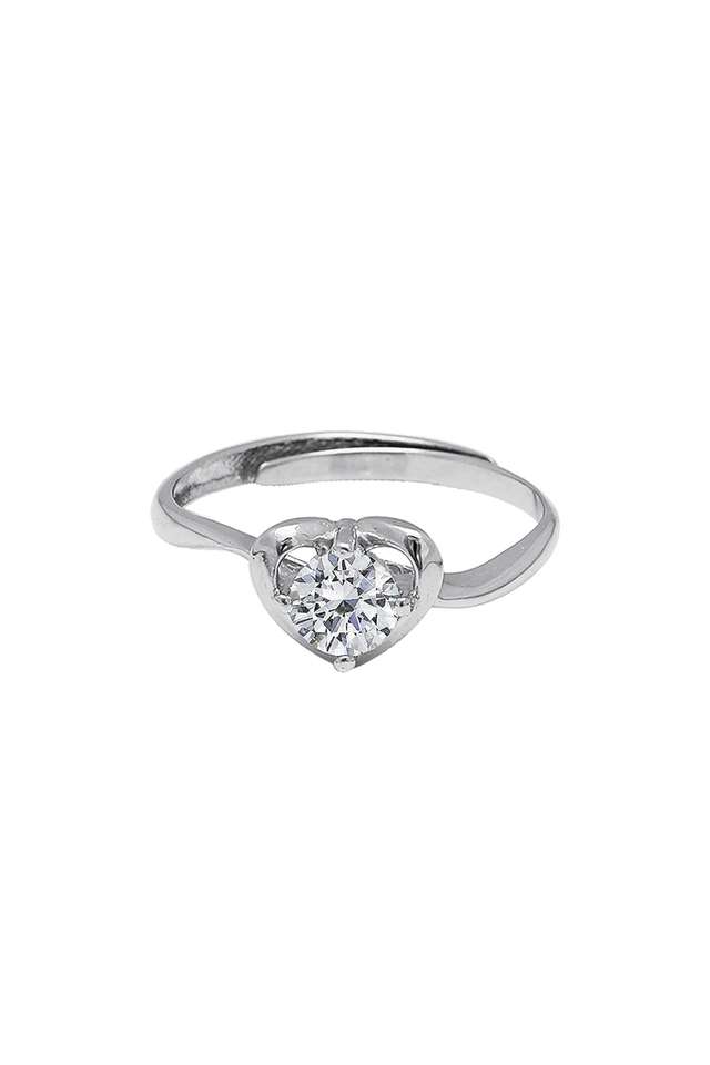 Cubic-Zirconia-Sterling-Silver-Adjustable-Western-Ring