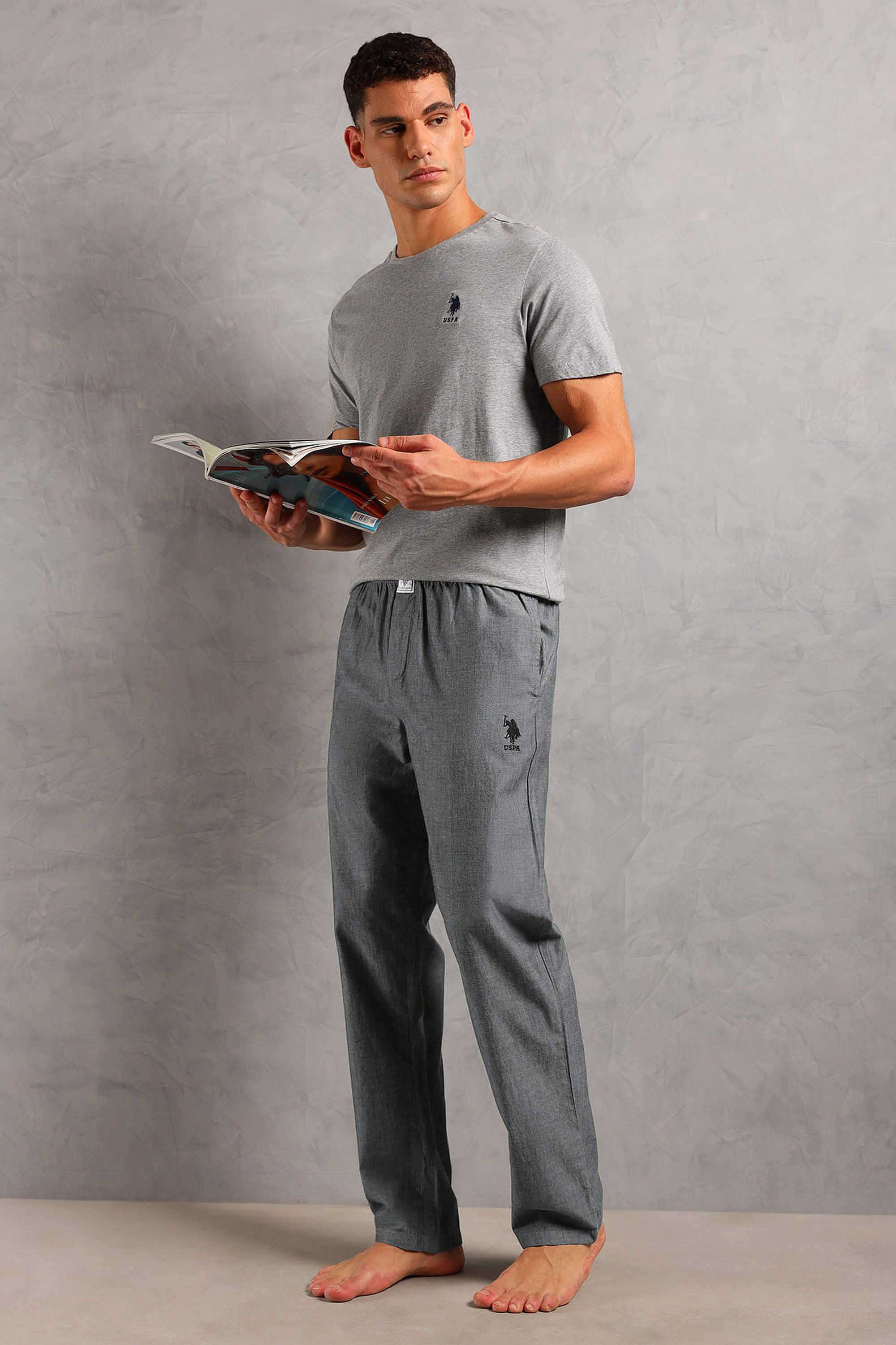Solid-Cotton-Regular-Fit-Men-s-Track-Pants