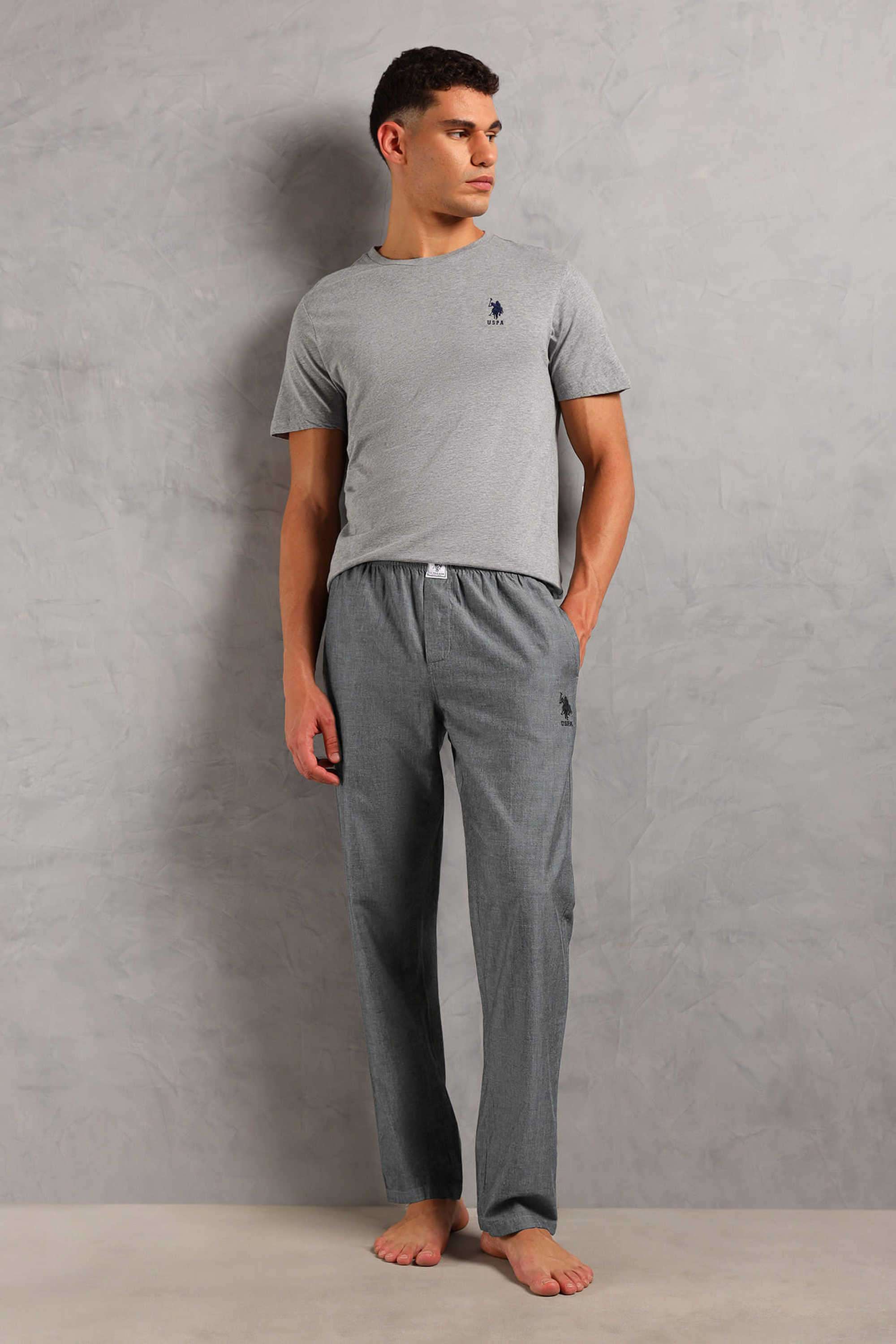 Solid-Cotton-Regular-Fit-Men-s-Track-Pants