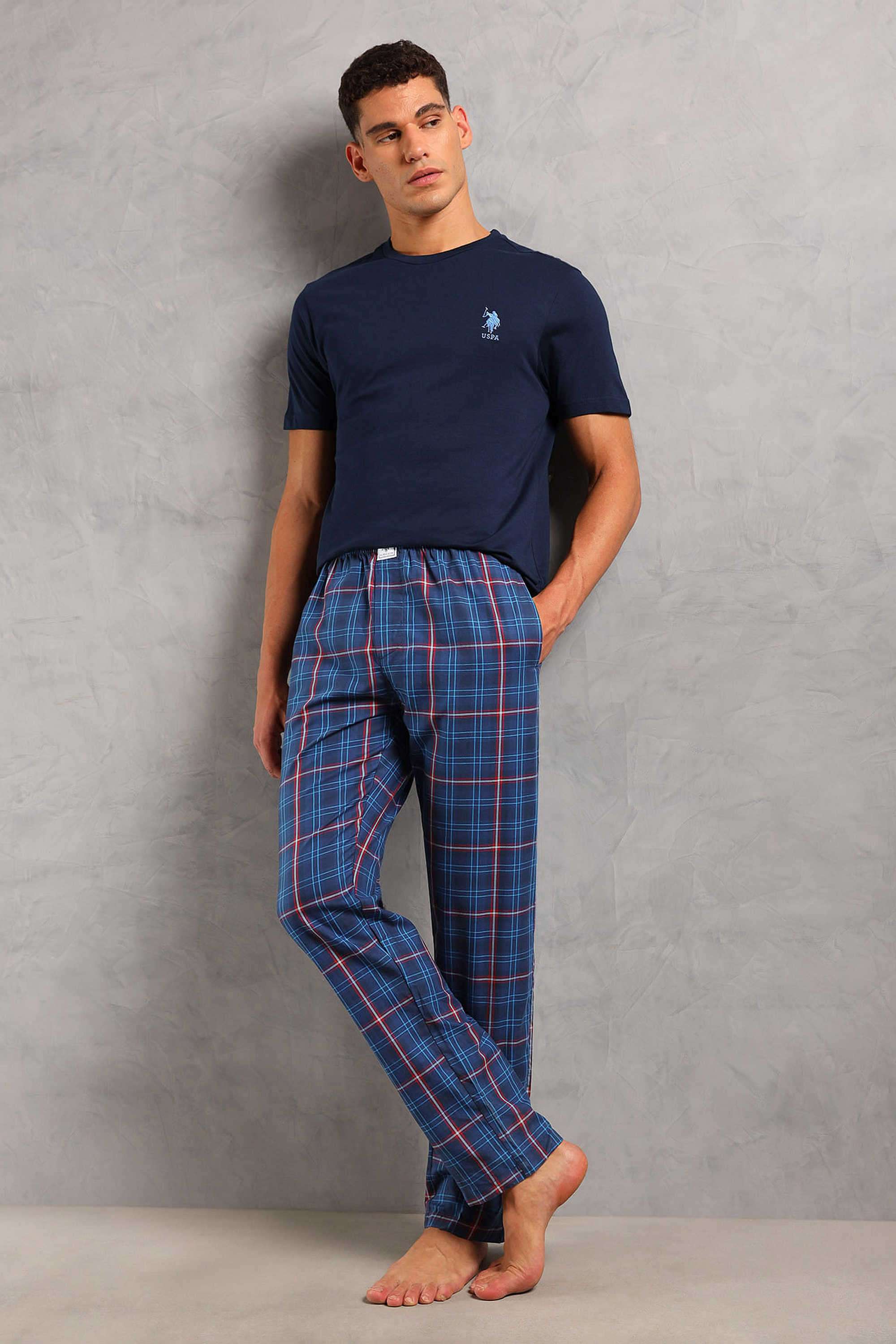 Solid-Cotton-Regular-Fit-Men-s-Track-Pants