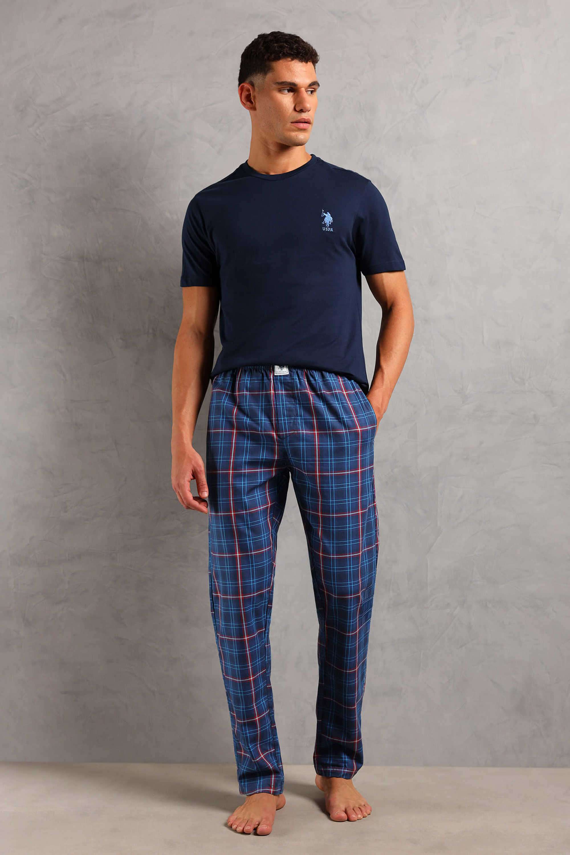 Solid-Cotton-Regular-Fit-Men-s-Track-Pants