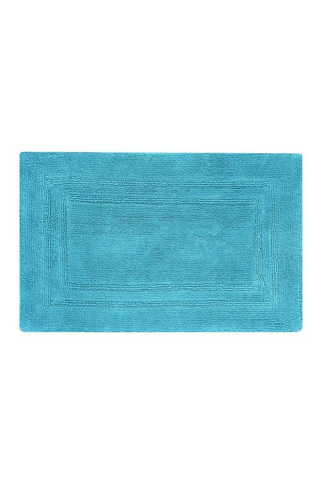 Super-Absorbent-Cotton-Reversible-Bath-Mat-(L)80-x-(W)50---Turquoise