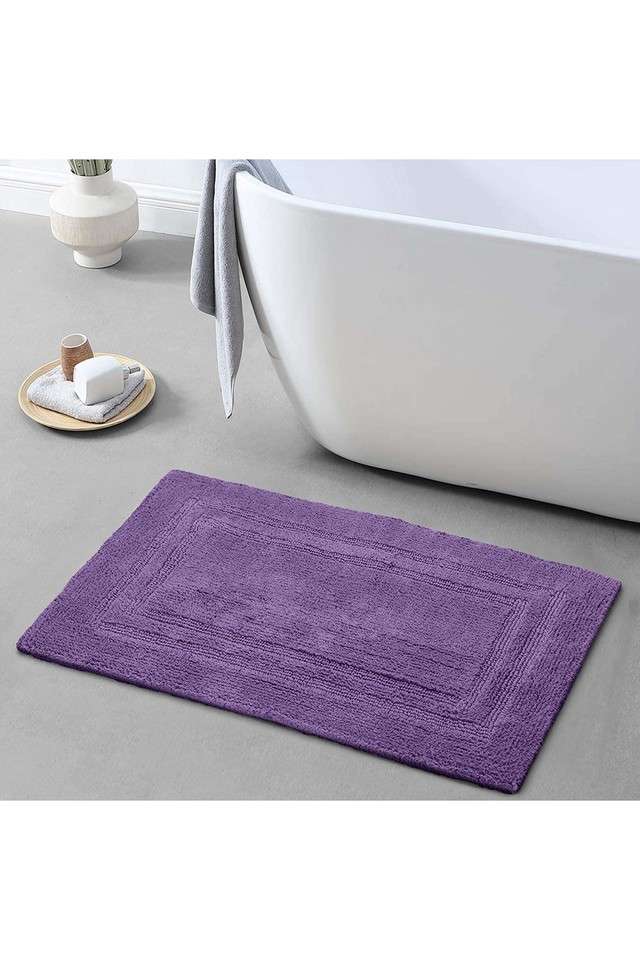 Super-Absorbent-Cotton-Reversible-Bath-Mat-(L)80-x-(W)50---Mauve