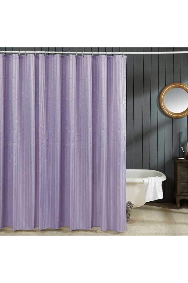 Striped-Hilton-Shower-Curtain-----2.0-x-1.8-m---Single---Grey