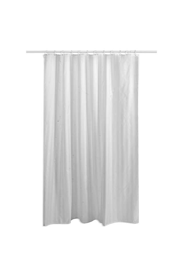 Striped-Hilton-Shower-Curtain-----2.0-x-1.8-m---Single---White
