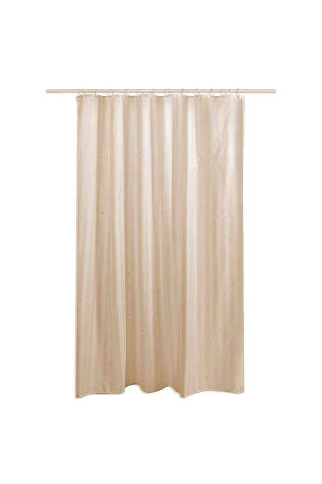 Striped-Hilton-Shower-Curtain-----2.0-x-1.8-m---Single---Ivory