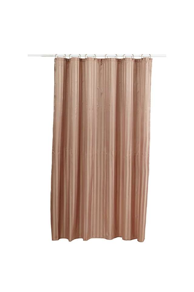 Striped-Hilton-Shower-Curtain-----2.0-x-1.8-m---Single---Beige