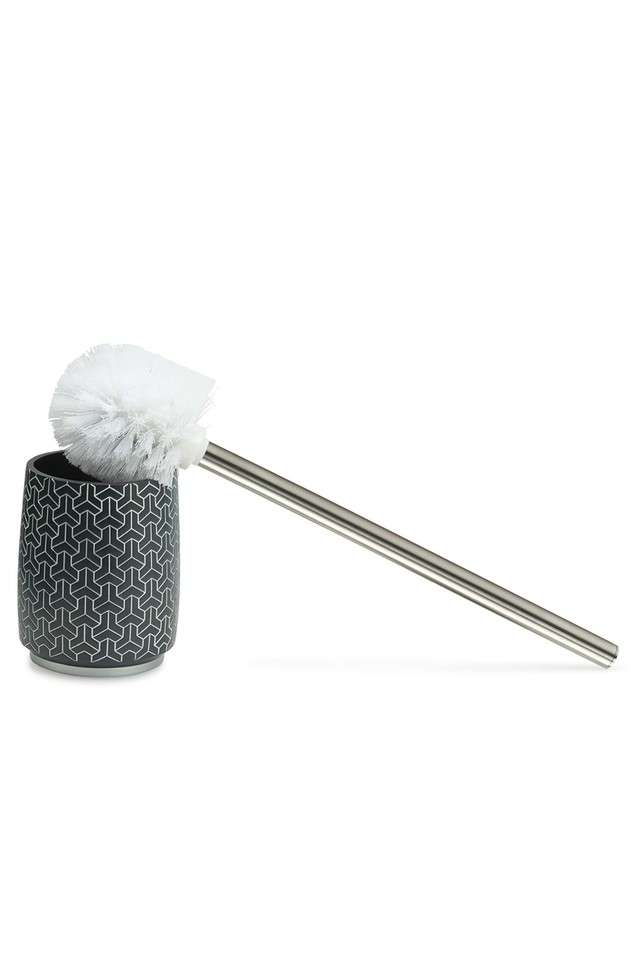 Polyresin-Freestanding-Toiletbrush-with-Holder-(L)8.8-x-(W)8.8-x-(H)12cm---Black
