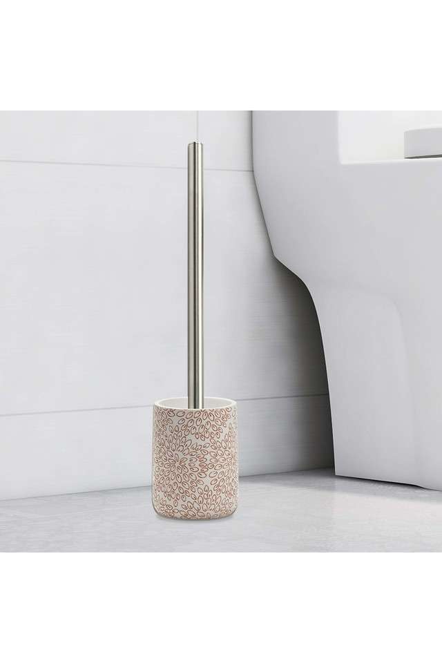 Polyresin-Freestanding-Toiletbrush-with-Holder-(L)8.7-x-(W)8.7-x-(H)11.7cm---Pink