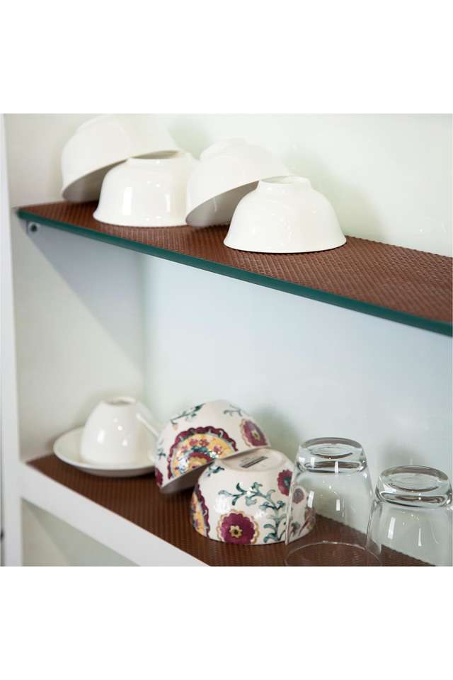 Solid-Rio-Shelf-Liner-----150-x-45-cm---Single---Brown