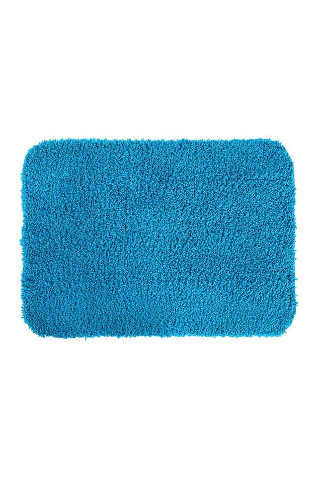 Premium-Anti-Skid-Super-Absorbent-Polyester-Bath-Mat-(L)60-x-(W)40---Teal-Blue