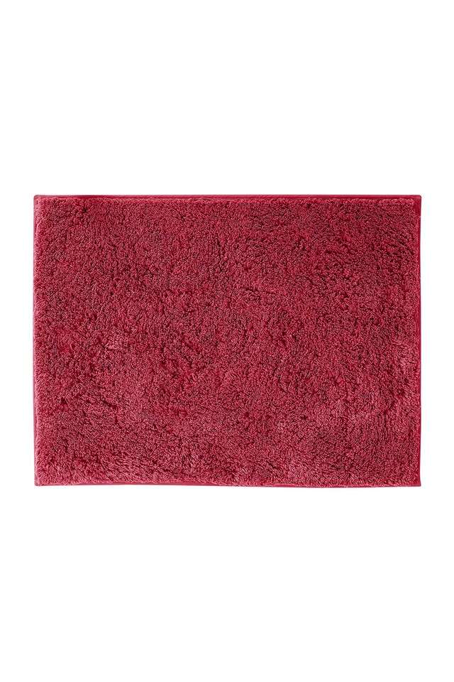 Anti-Skid-Super-Absorbent-Cotton-Bath-Mat-(L)60-x-(W)40---Burgundy