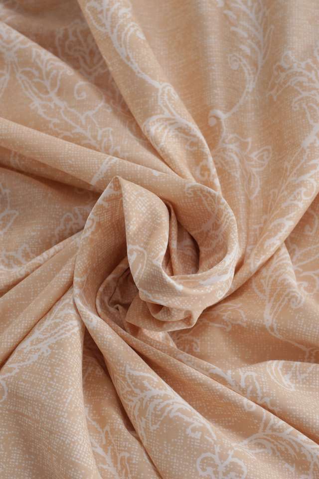 Vintage-Nostalgic-Attire-Classic-Cambric-400-TC-Cotton-Print-Sheepskin-King-Bed-Sheet-With-2-Pillow-Covers