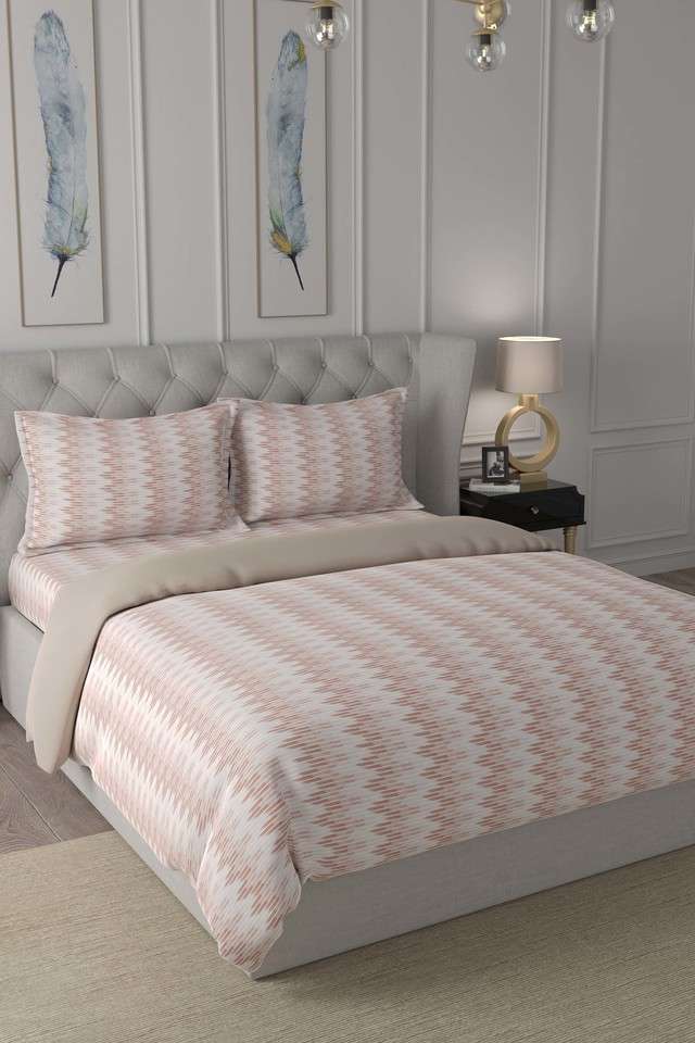 Hermosa-Exotic-Bouquet-Asher-Quilted-100-GSM-Cotton-Red-Double-Quilt