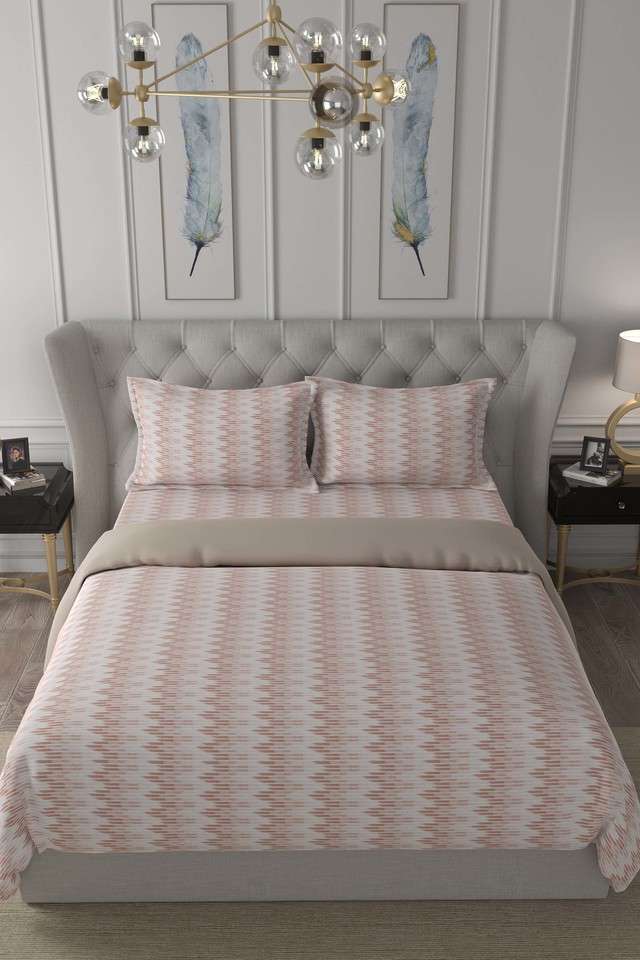 Hermosa-Exotic-Bouquet-Asher-Quilted-100-GSM-Cotton-Red-Double-Quilt