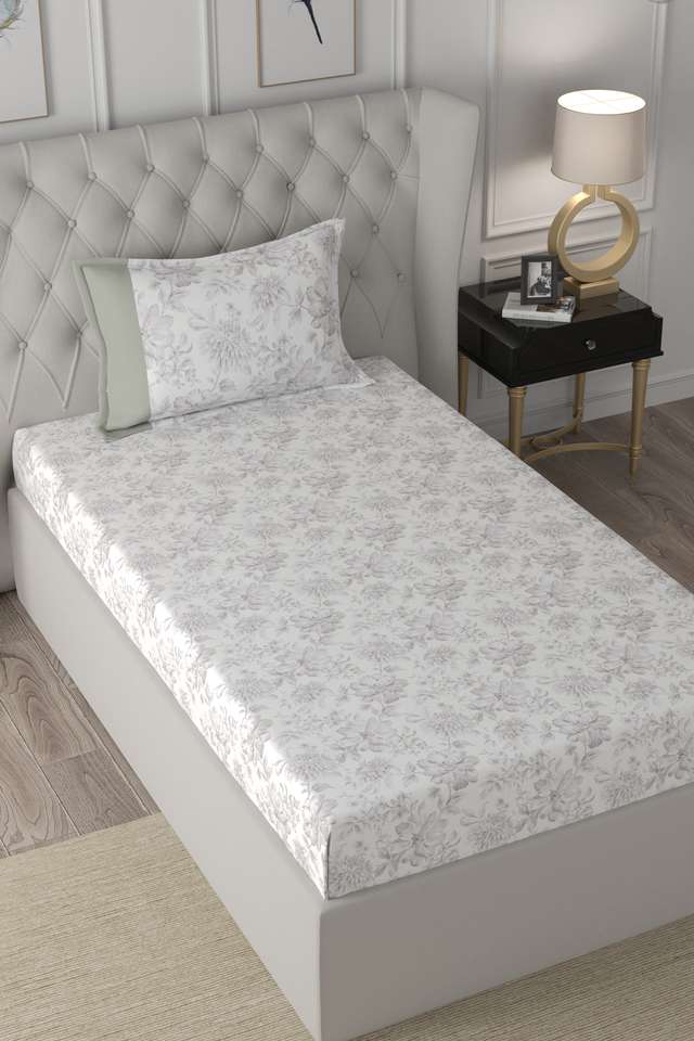 Hermosa-Regency-Alicia-Print-210-TC-Cotton-Single-Bed-Sheet-With-1-Pillow-Cover