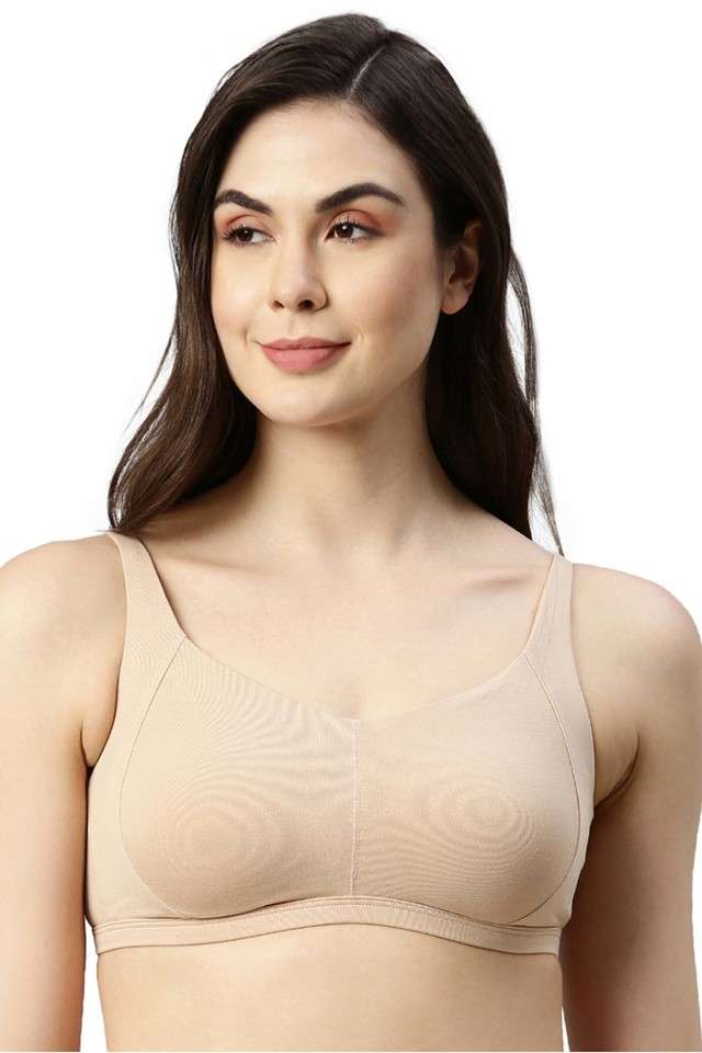Non-Wired-Fixed-Strap-Padded-Womens-Every-Day-Bra