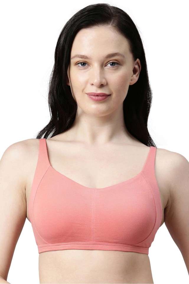 Non-Wired-Fixed-Strap-Padded-Womens-Every-Day-Bra