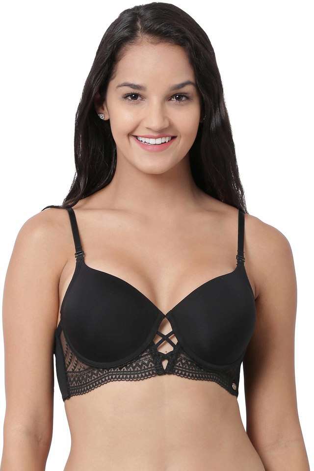 Wired-Racerback-Strap-Lightly-Padded-Women-s-T-Shirt-Bra