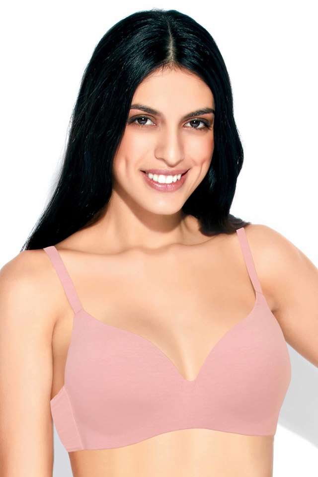 Non-Wired-Fixed-Strap-Lightly-Padded-Women-s-T-Shirt-Bra