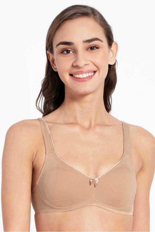 Non-Wired-Fixed-Straps-Non-Padded-Women-s-Every-Day-Bra