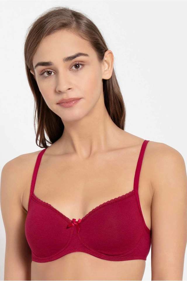 Non-Wired-Fixed-Straps-Lightly-Padded-Women-s-Every-Day-Bra