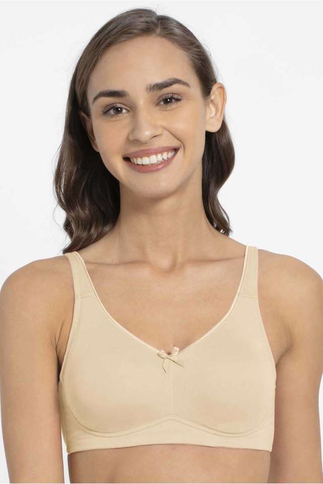 Non-Wired-Fixed-Straps-Non-Padded-Women-s-Every-Day-Bra
