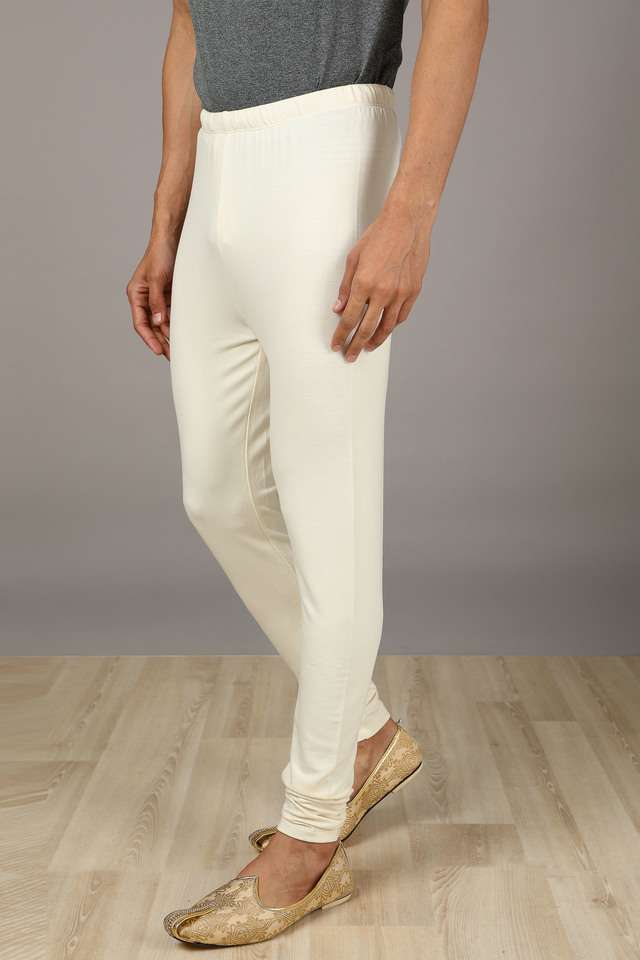 Solid-Viscose-Slim-Fit-Men-s-Ethnic-Knit-Churidhar