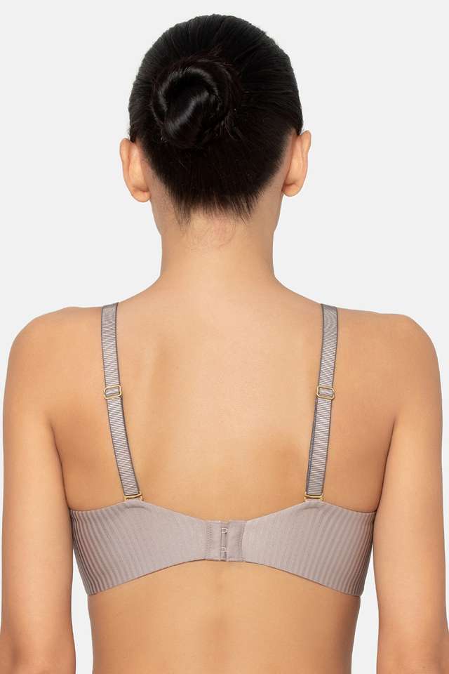 Wired-Fixed-Strap-Padded-Women-s-T-Shirt-Bra