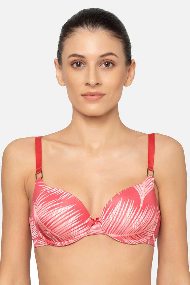 Wired-Fixed-Strap-Padded-Women-s-T-Shirt-Bra