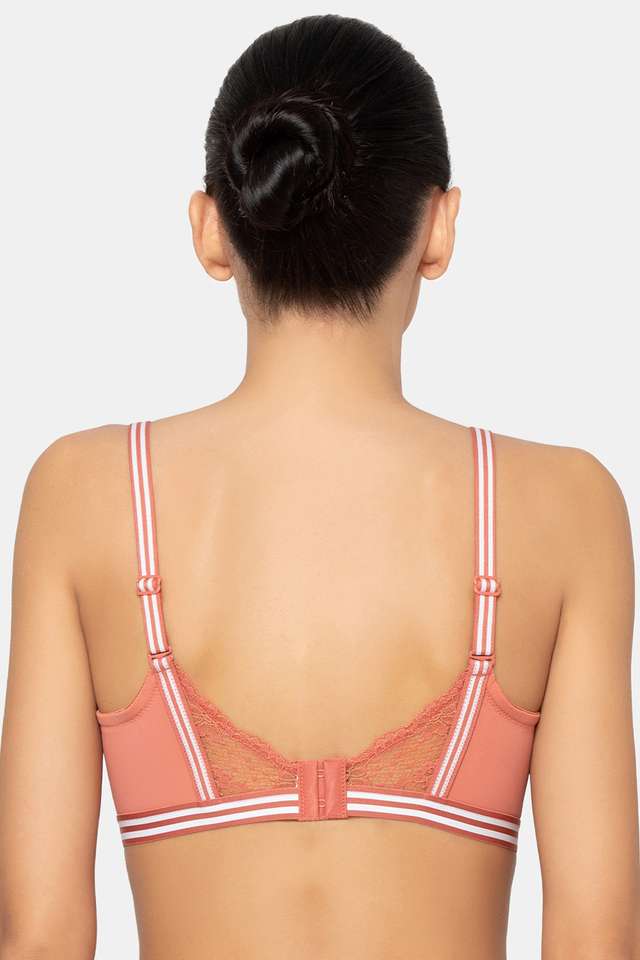 Wired-Fixed-Strap-Padded-Women-s-T-Shirt-Bra