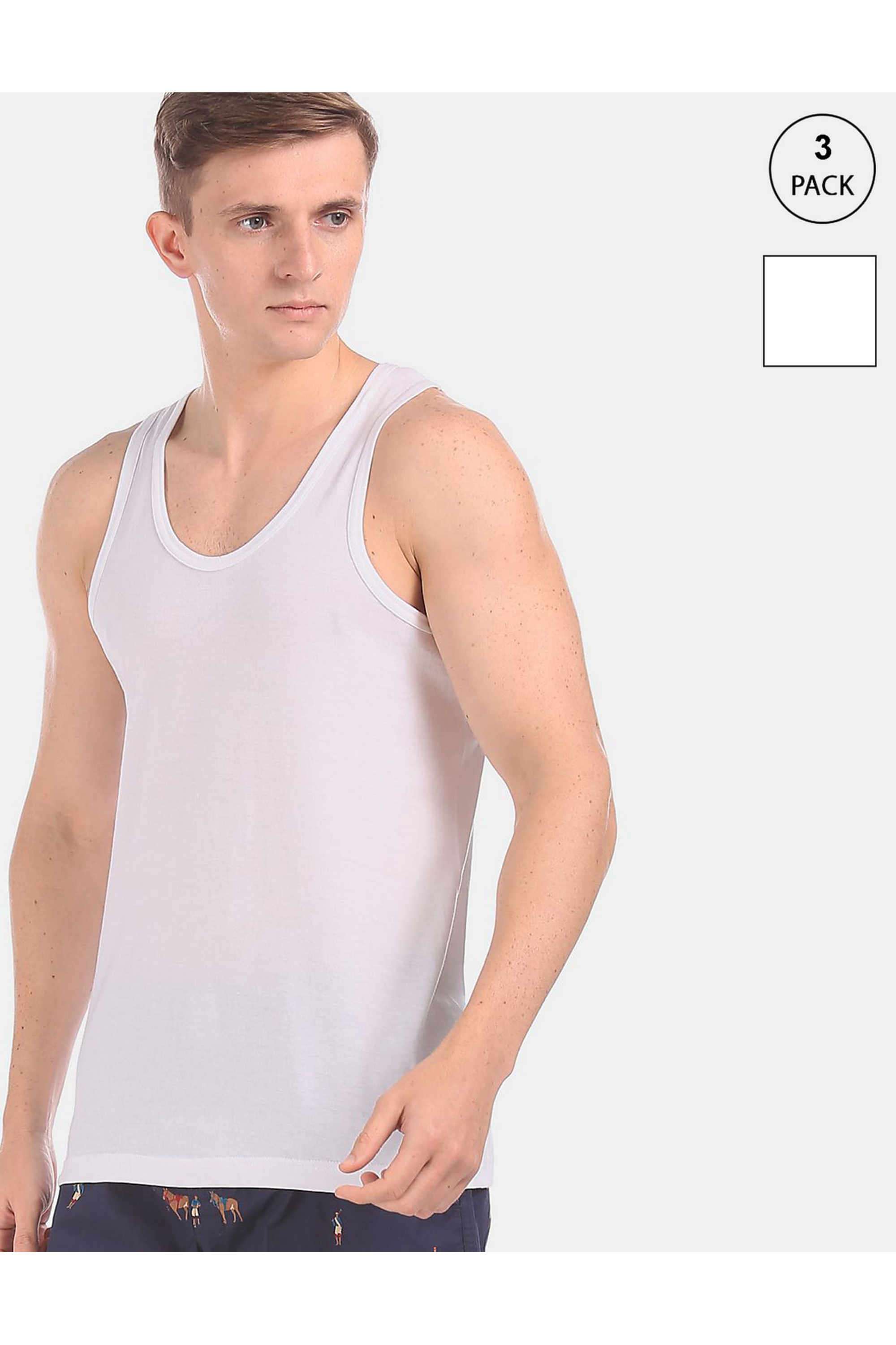 Solid-Cotton-Blend-Regular-Fit-Men-s-Vest