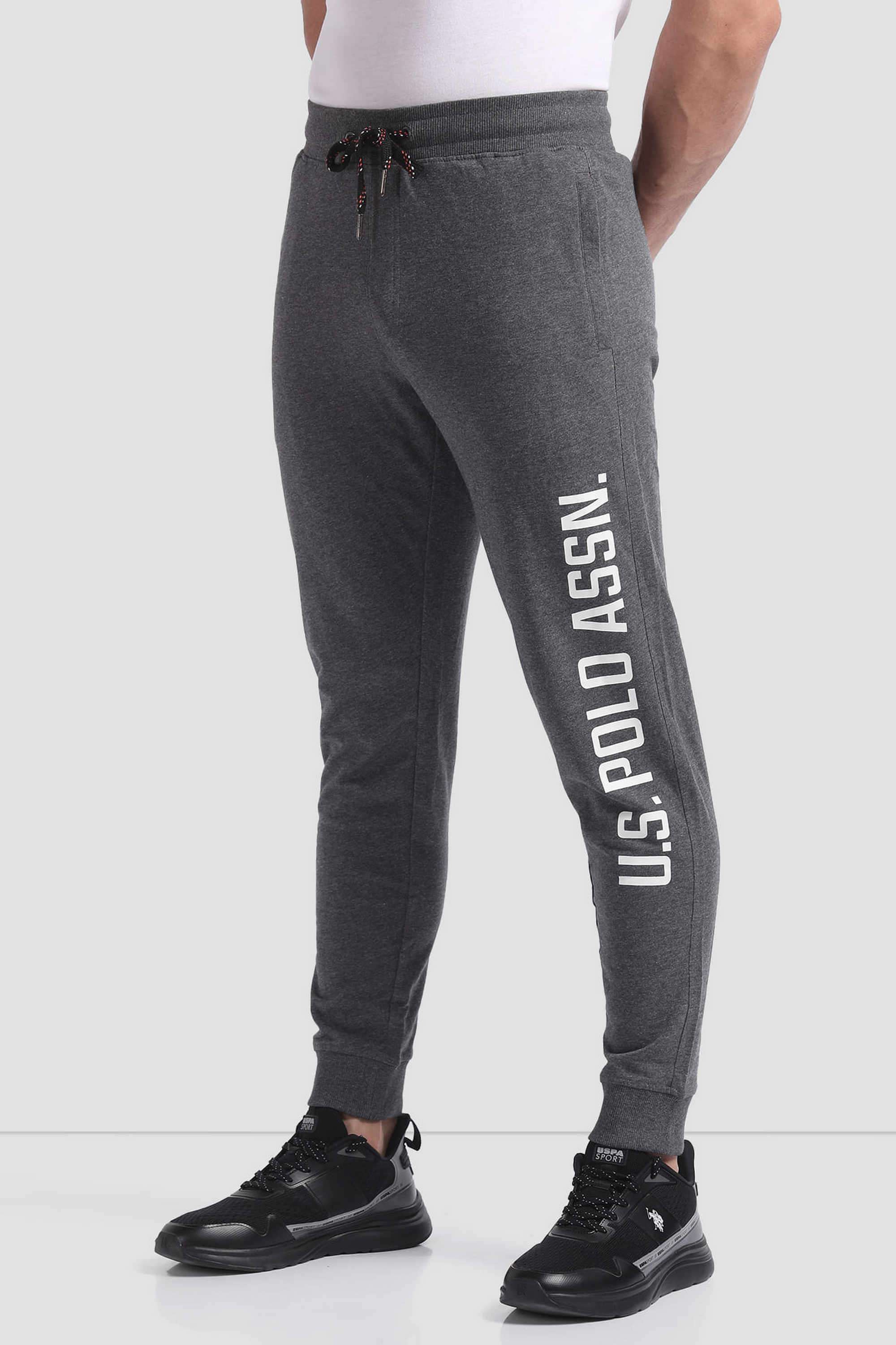 Solid-Cotton-Blend-Regular-fit-Men-s-Track-Pants