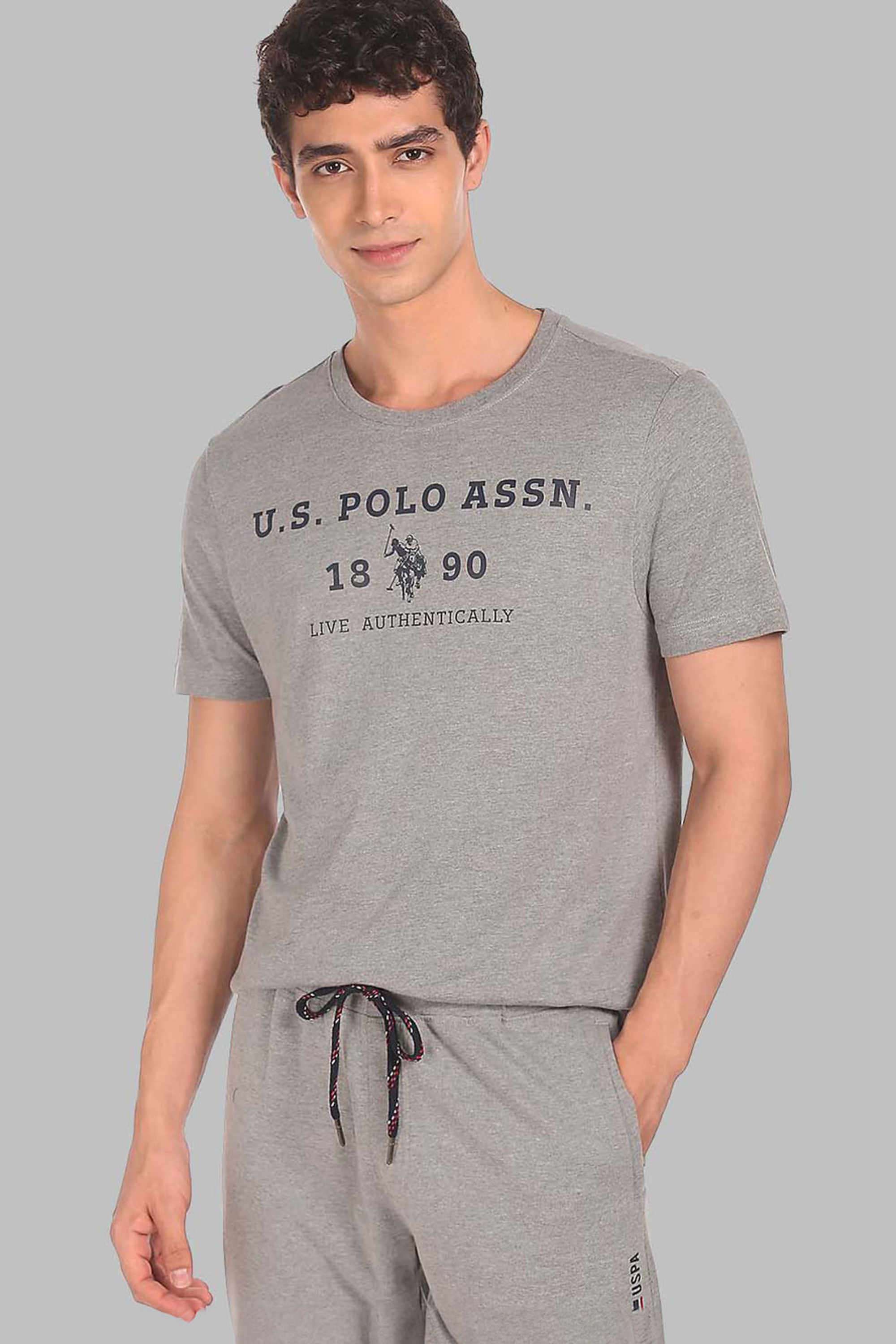 Solid-Cotton-Blend-Round-Neck-Men-s-T-Shirt