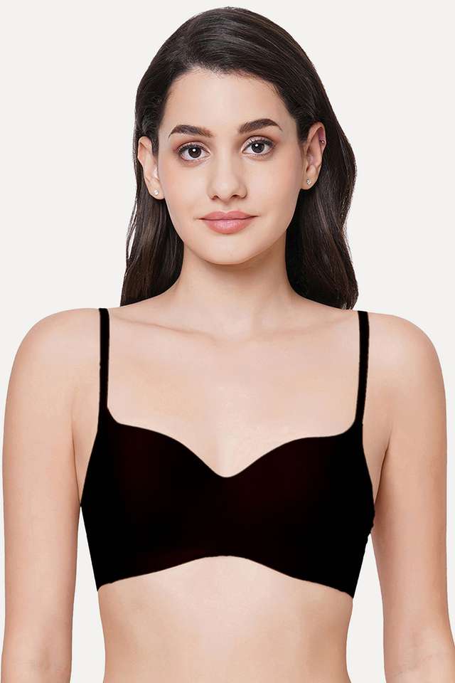 Non-Wired-Fixed-Strap-Padded-Women-s-Sports-Bra