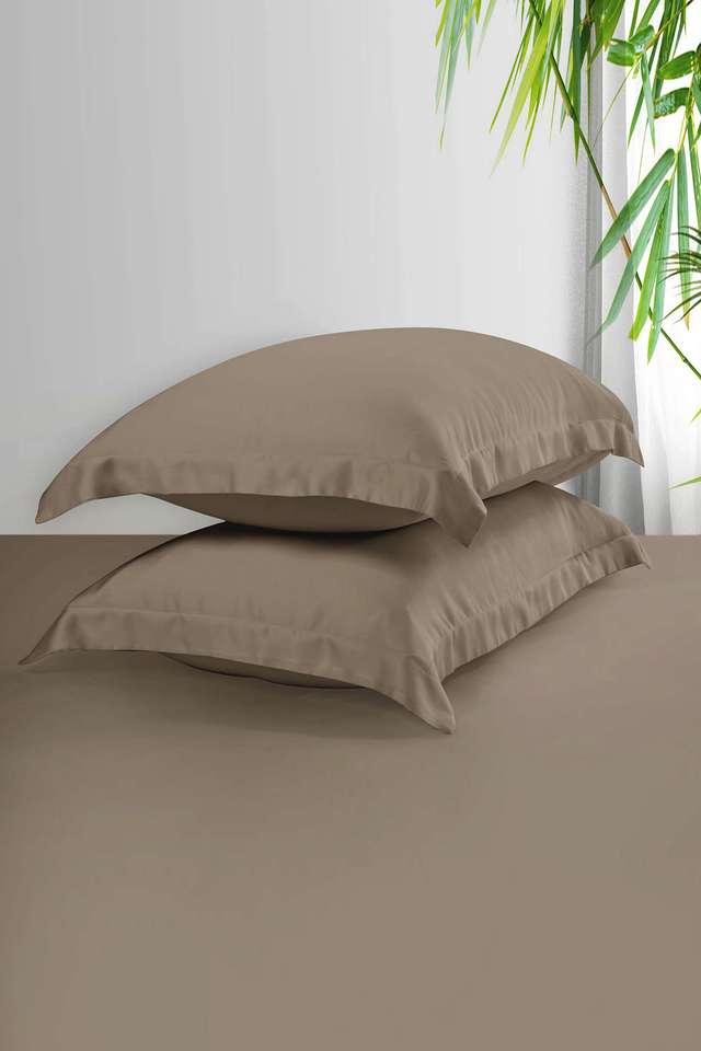 Bamboo-Super-King-Size-Bedsheet-With-2-Pillow-Cover Breathable -Soft-And-Silky-Smooth-Sheet---Wood-Smoke