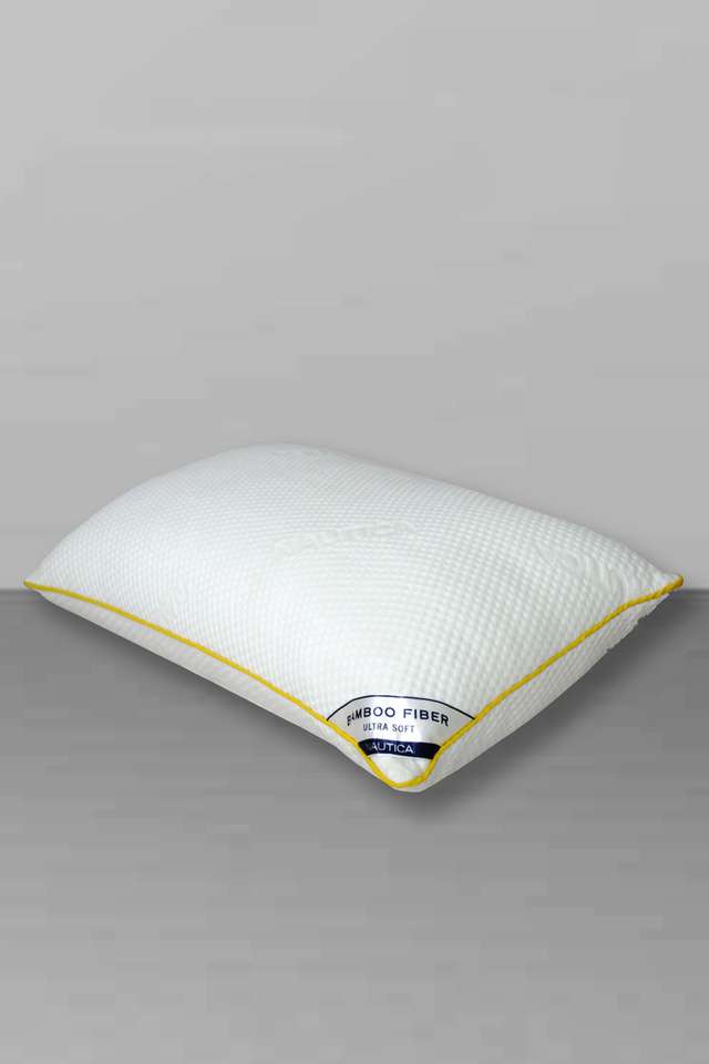 Bamboo-Fiber-Filling-Anti-Microbial-Pillow---19-x-28-Size-(Bamboo-Fiber)-Solid-White