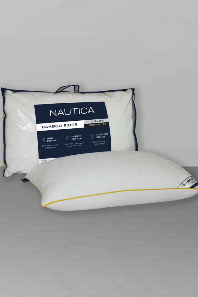 Bamboo-Fiber-Filling-Anti-Microbial-Pillow---19-x-28-Size-(Bamboo-Fiber)-Solid-White