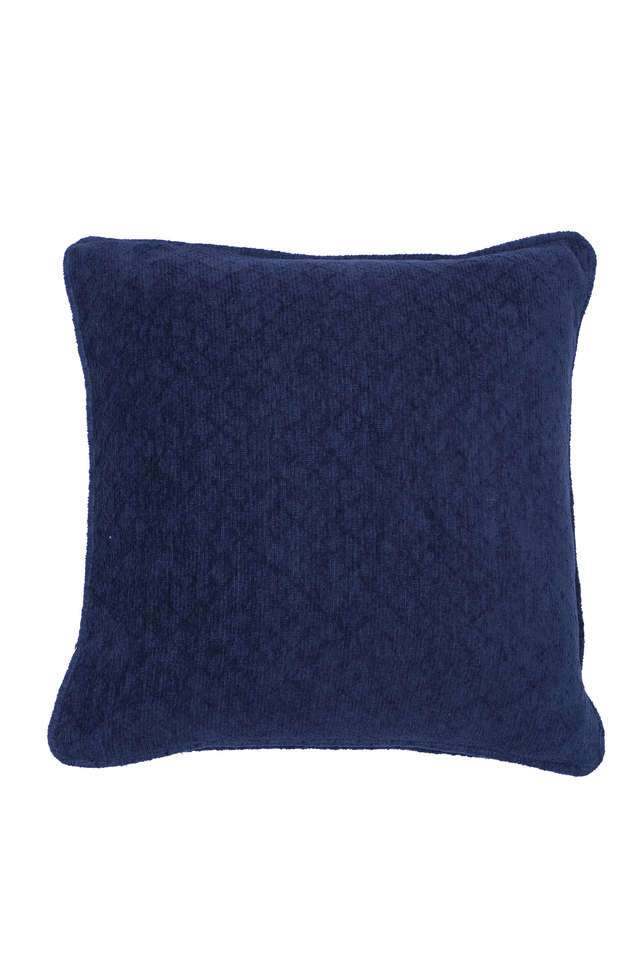Colorart-Blaize-Solid-Weave-256-GSM-Cotton-Dark-Blue-Medium-Cushion-Cover