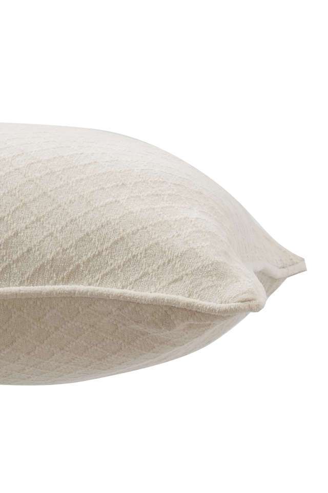 Colorart-Blaize-Solid-Weave-256-GSM-Cotton-Vanilla-Standard-Pillow-Sham-Set